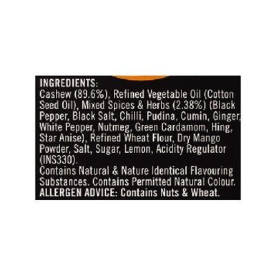 Dry Roasted Masala Cashew by MOM - Meal Of The Moment - 40 gms