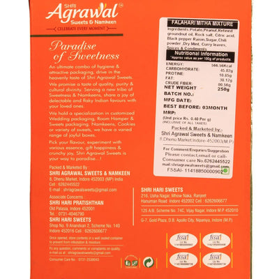 Shri Agrawal Sweets & Namkeen Falahari Meetha Mixture - 500 gms