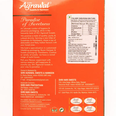 Shri Agrawal Sweets & Namkeen Falahari Sabodana Mixture - 500 gms