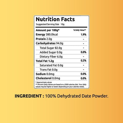 Farmley Date Powder - Natural Sugar - 200 gms