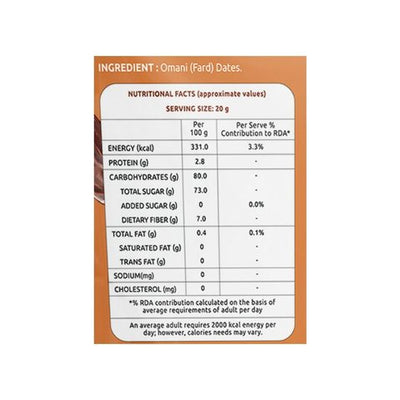 Farmley Fard Omani Dates (Khajur) - 400 gms