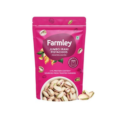 Farmley Iranian Roasted And Salted Pistachios - 200 gms