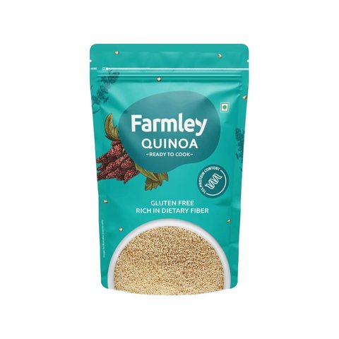 Farmley Natural Quinoa High Protein, Dietary Fiber & Gluten-Free Superfood - 500 gms