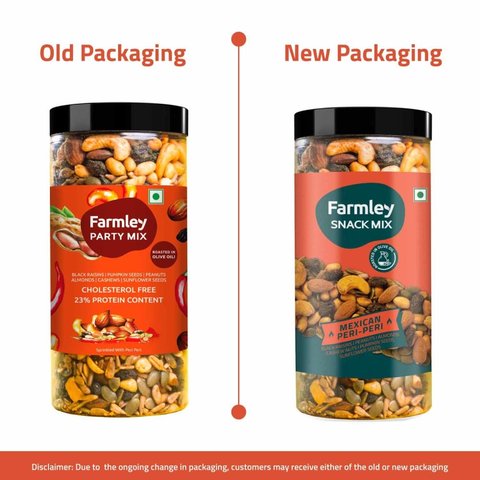 Farmley Snack Mix Nuts (Mexican Peri Peri) - 405 gms