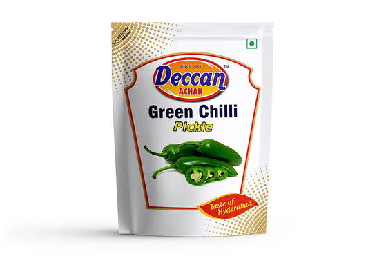 Deccan Achar Green Chilli Pickle - 500 gms