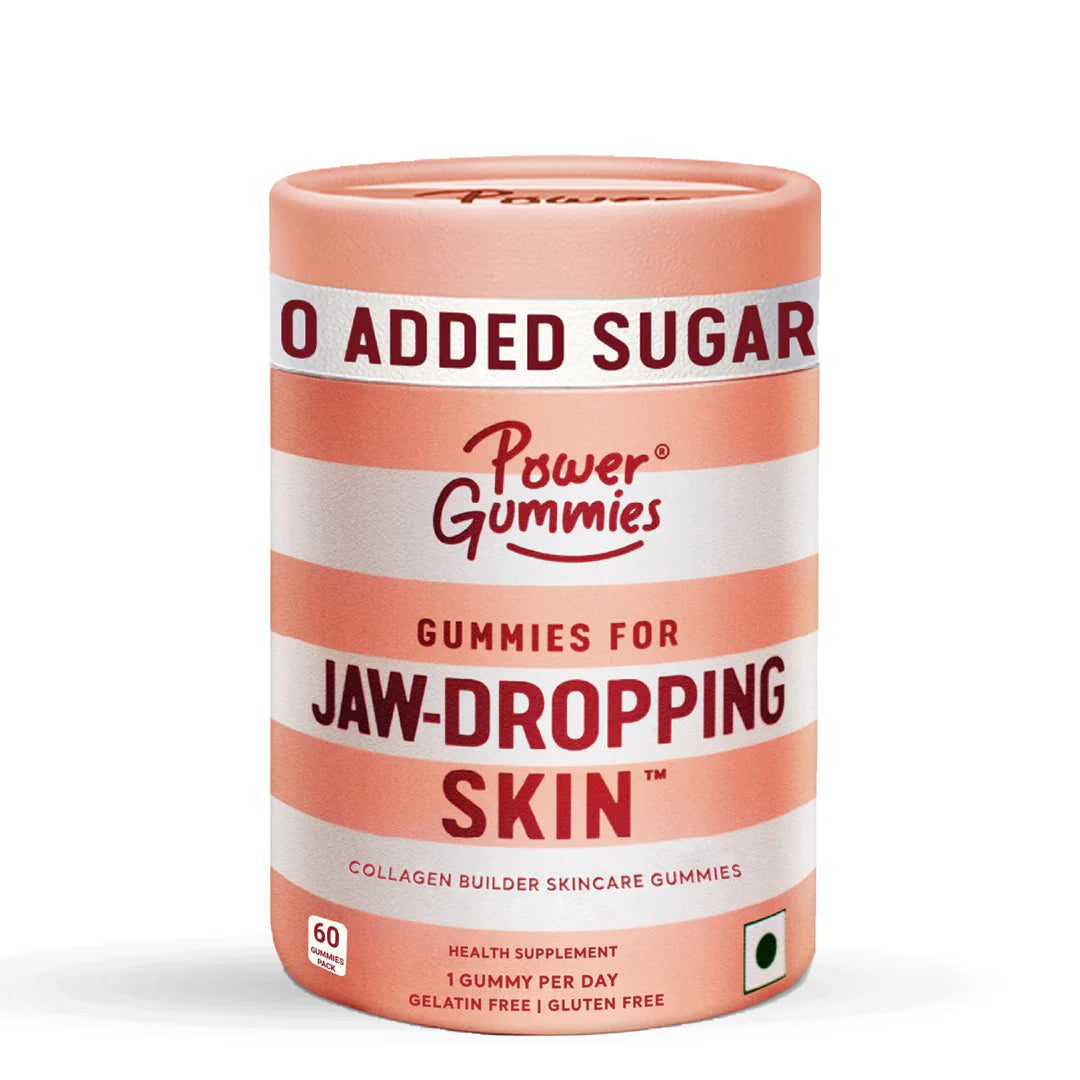 Power Gummies Jaw-Dropping Skin Gummies 30 tablet 1 Month