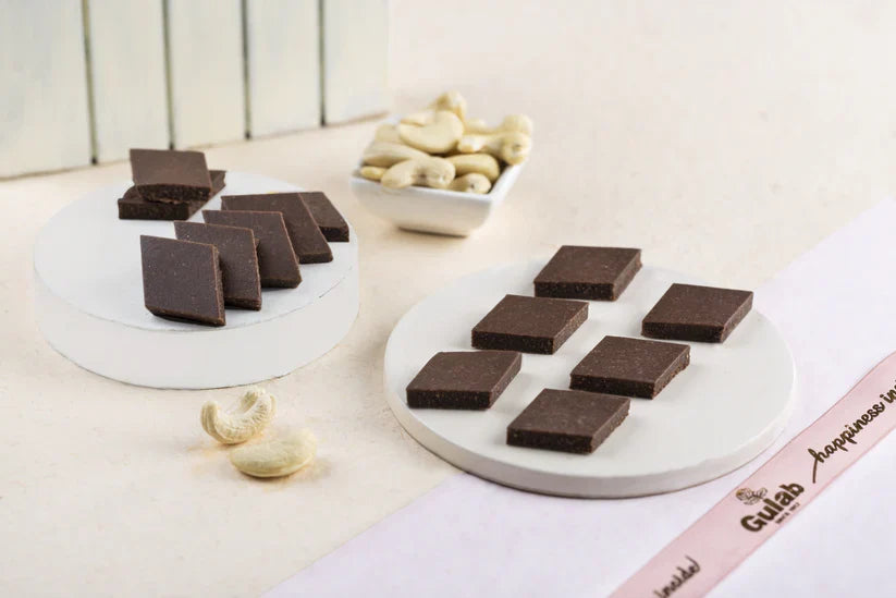 Gulab Sweets Kaju Chocolate Burfi -  500 gms