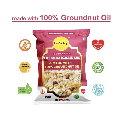 Let's Try Lite Multigrain Mixture Namkeen - 200 gms