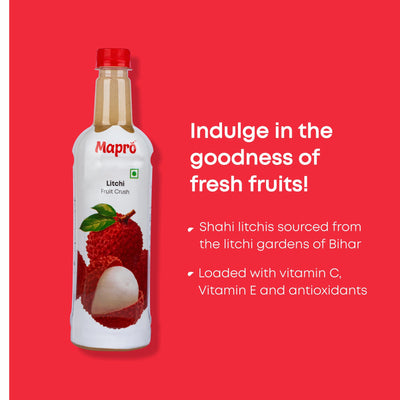 Mapro Litchi Fruit Crush - 750 ml