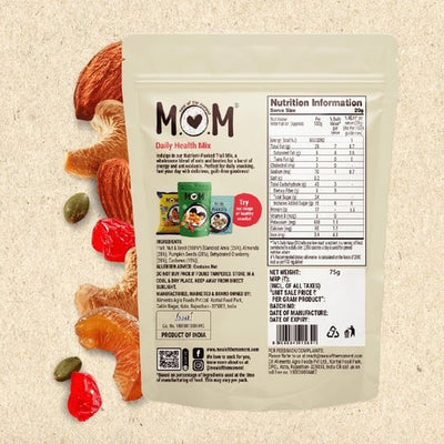 MOM Meal Of The Moment Daily Health Dry Fruit Mix - 75 gms