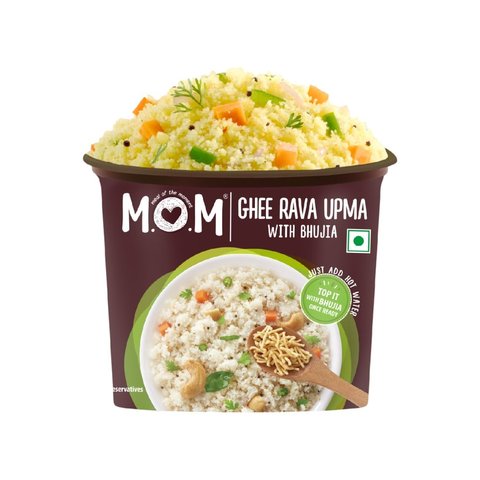 MOM - Meal Of The Moment Ghee Rava Upma With Bhujia  - 75 gms