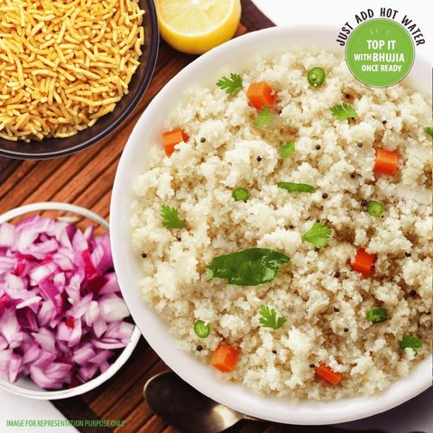 MOM - Meal Of The Moment Ghee Rava Upma With Bhujia  - 75 gms