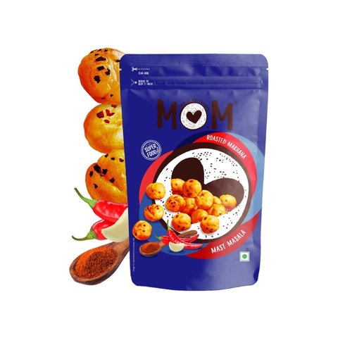 MOM - Meal Of The Moment Mast Masala Roasted Flavoured Makhana - 52 gms