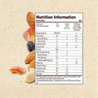 MOM - Meal Of The Moment Panchmeva Dry Fruit Mix - 405 gms