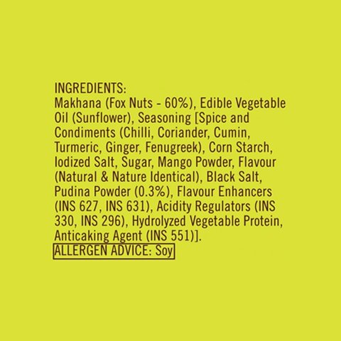 MOM - Meal Of The Moment Roasted Pudina Flavoured Makhana - 52 gms