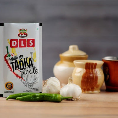 Aslee Paliwala Jain Pickles Marwadi Tadka Pickle – Garlic Chutney - 400 gms
