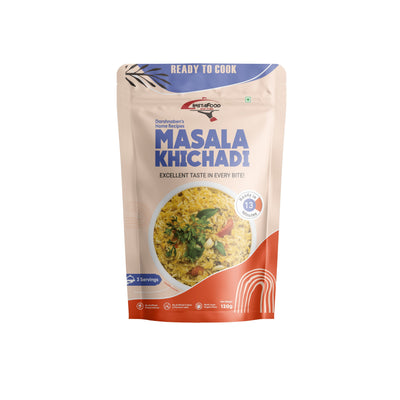 Sheta Exports Masala Khichdi - 120 gms | After Cooking Gets 550 gms to Serve | Ready To Eat