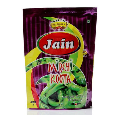 Aslee Paliwala Jain Pickles Mirchi Kutta - 400 gms