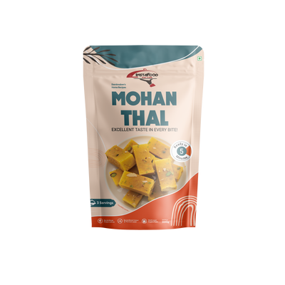 Sheta Exports Mohan Thal – 200 gms | After Cooking Gets 300 gms to Serve | Ready To Eat