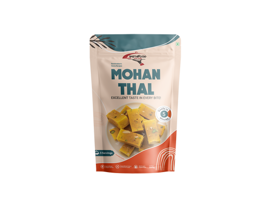 Sheta Exports Mohan Thal – 200 gms | After Cooking Gets 300 gms to Serve | Ready To Eat