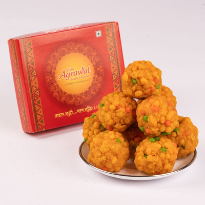 Shri Agrawal Sweets & Namkeen Nukti Laddu - 500 gms