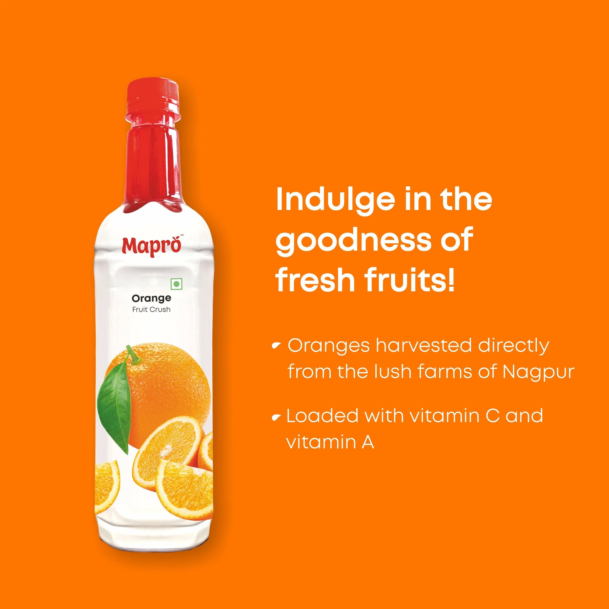 Mapro Orange Fruit Crush - 750 ml