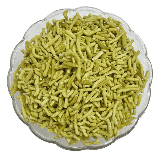 Bhole G Namkeen & Wafers Palak Gathiya - 400 gms