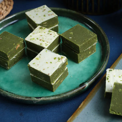 Pothgaal Sweet Pista Fruit Burfi - 500 gms