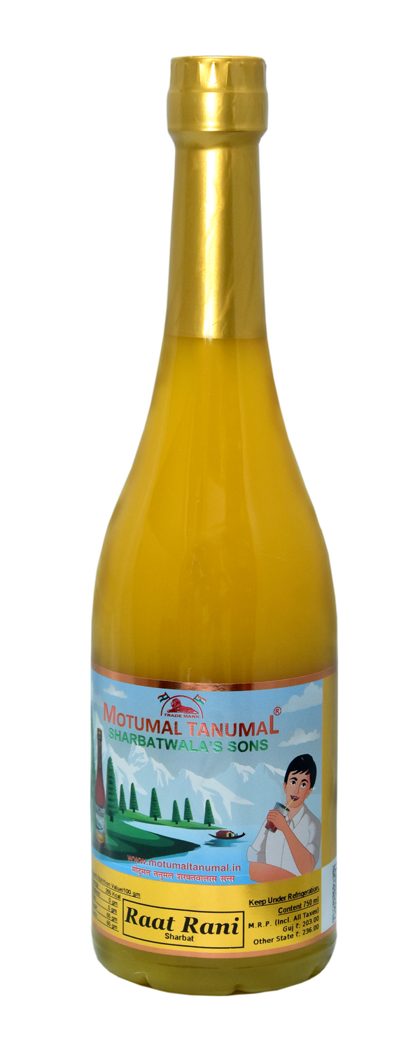 Motumal Tanumal Raat Rani Sharbat - (750-ml)