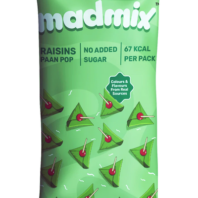 Madmix Raisin - Paan Pop 10 x 15 gms - 150 gms