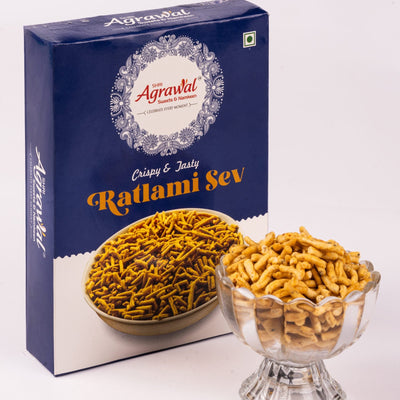 Shri Agrawal Sweets & Namkeen Ratlami Sev - 500 gms