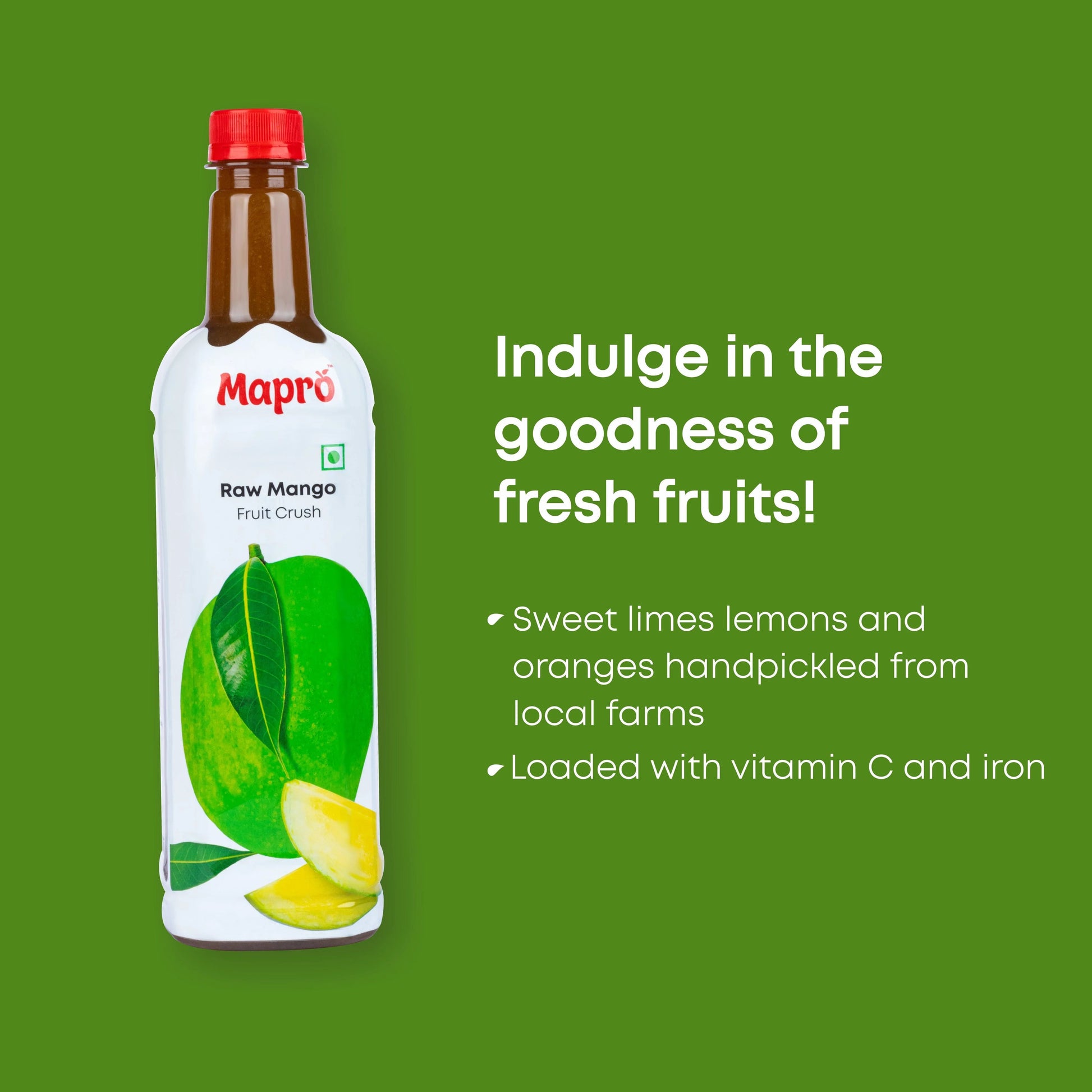 Mapro Raw Mango Fruit Crush - 750 ml