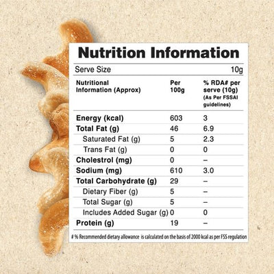 Roasted & Salted Cashew by MOM - Meal Of The Moment - 45 gms