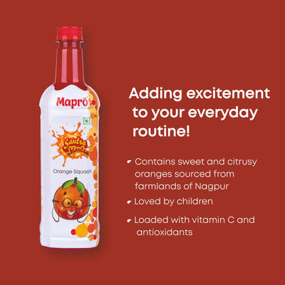 Mapro Santra Mantra Orange Squash - 750 ml