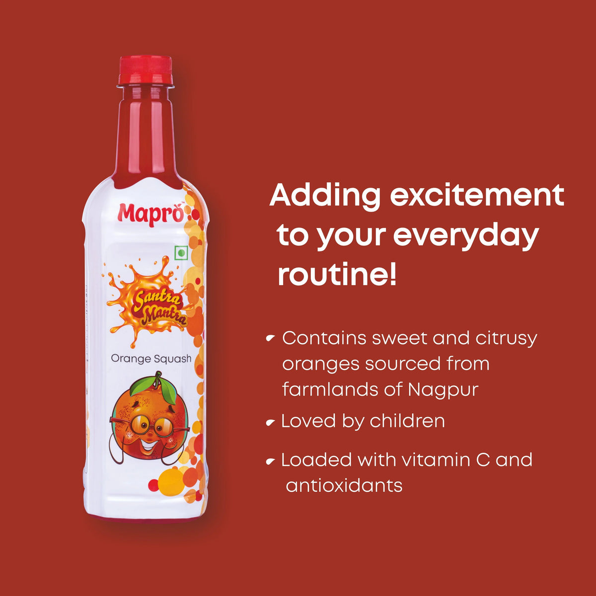 Mapro Santra Mantra Orange Squash - 750 ml