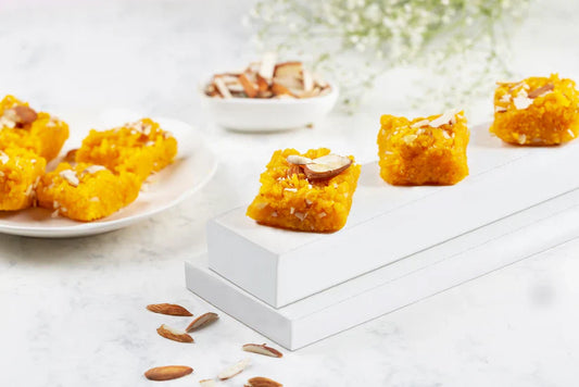 Gulab Sweets Sev Badam Burfi  - 500 gms