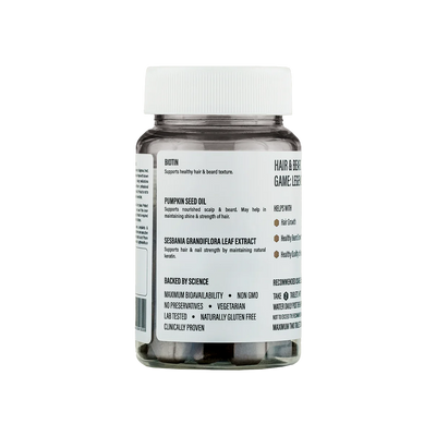 The Be Life Support Healthy Beard & Hair - 60 Tablets