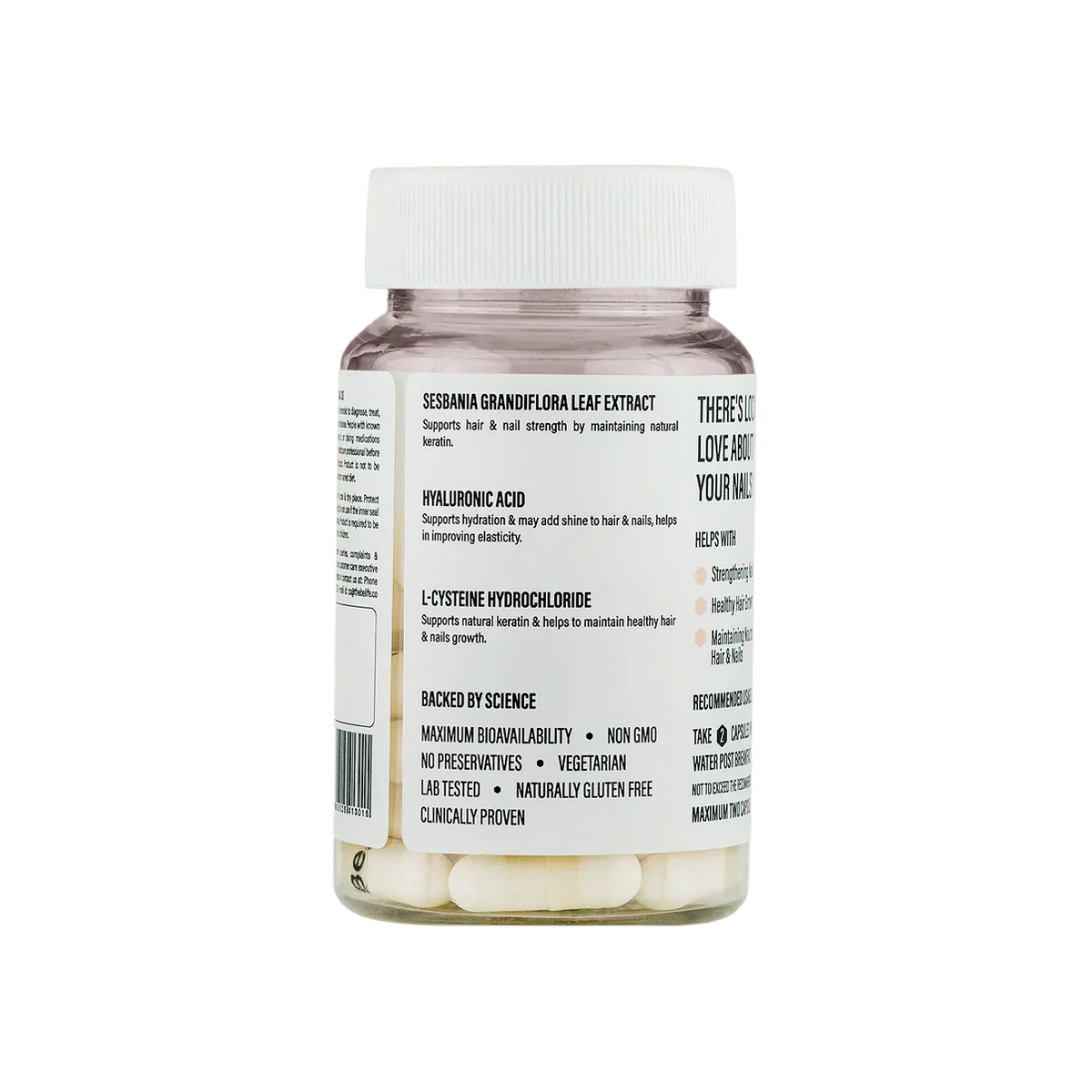 The Be Life Support Healthy Hair & Nails - 60 Capsules