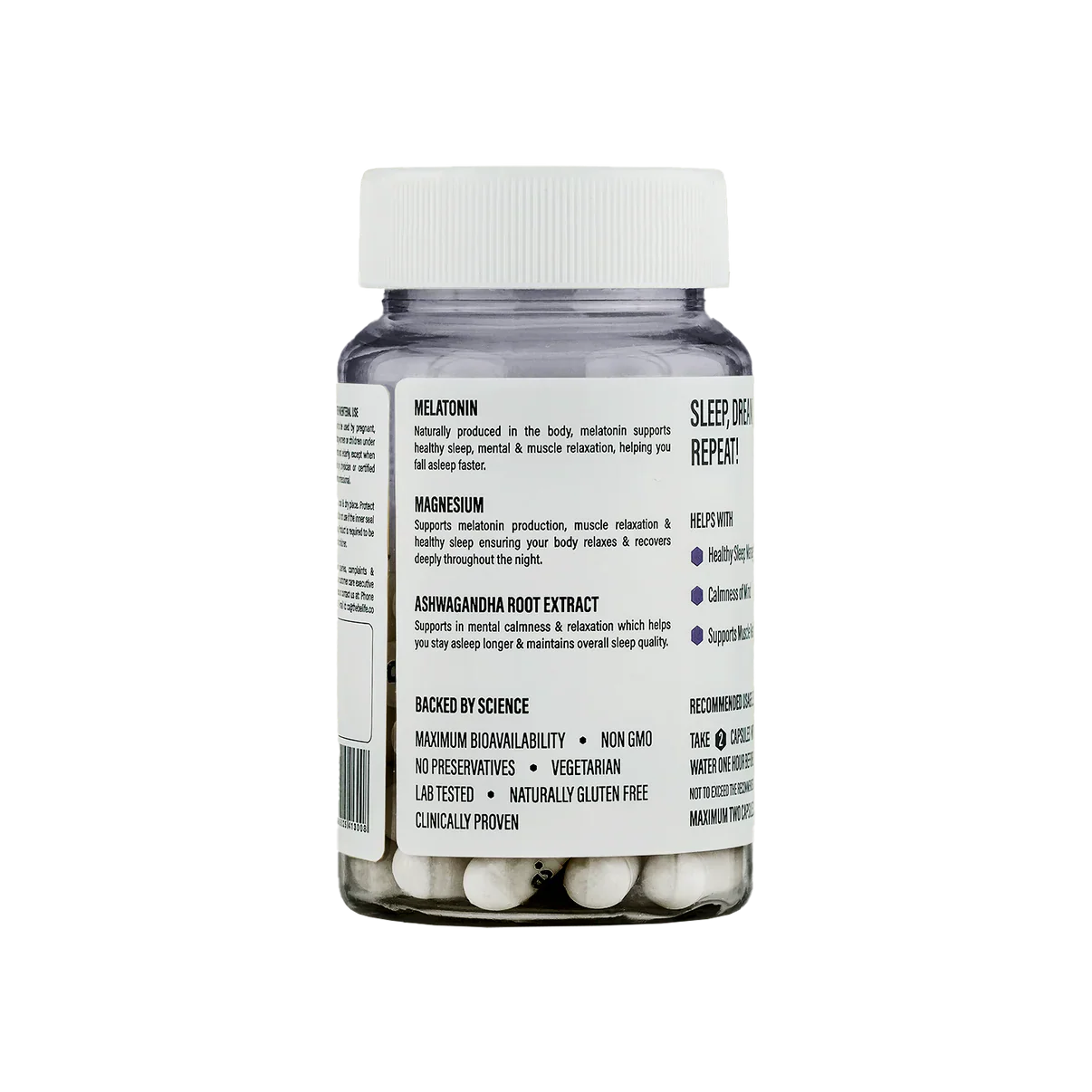 The Be Life Support Healthy Sleep - 60 Capsules