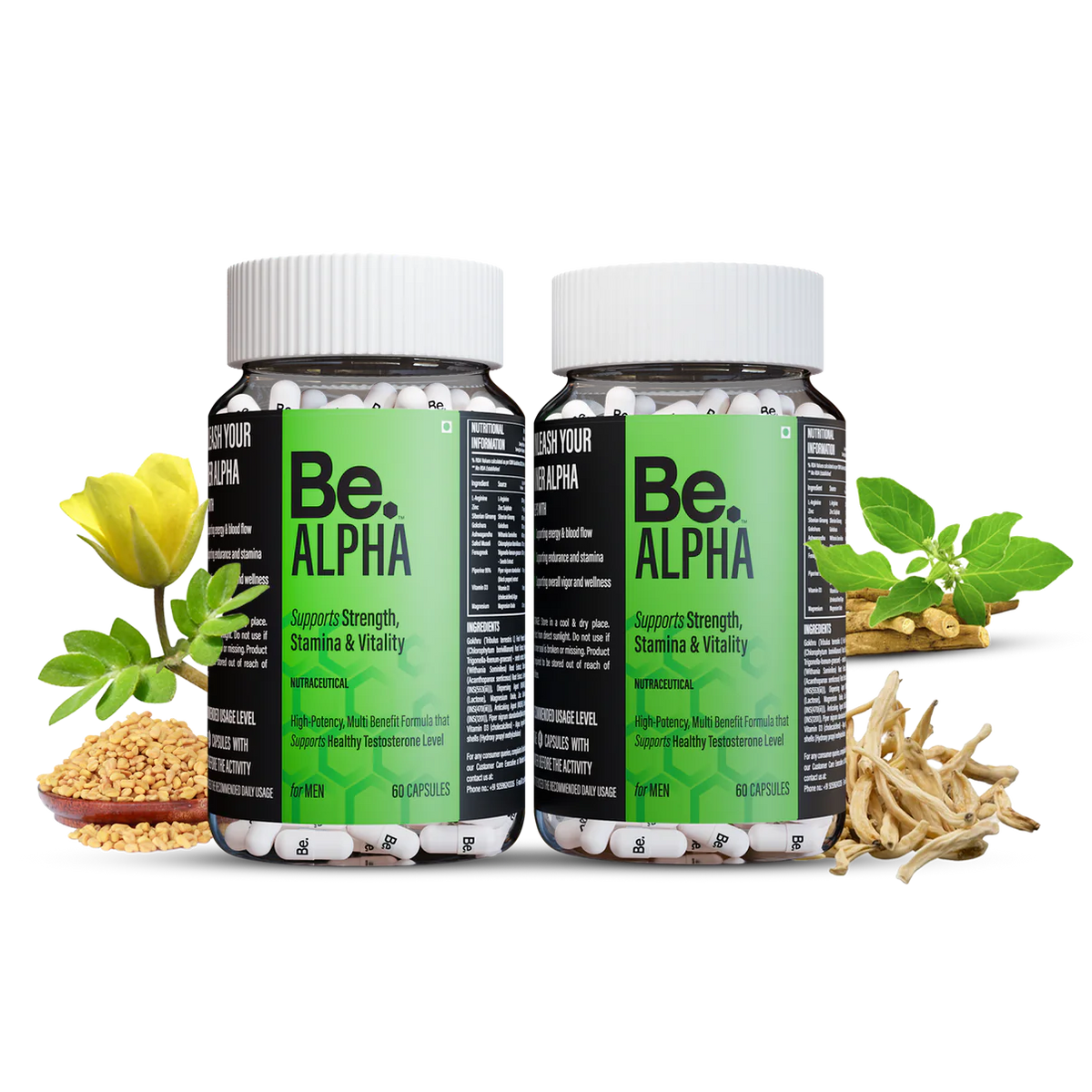 The Be Life Support Strength Stamina & Vitality - 120 Capsules