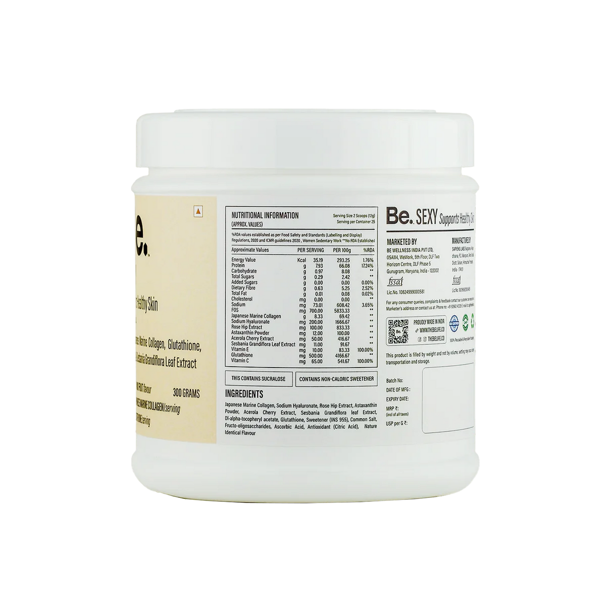 The Be Life Supports Healthy Skin - 300 gms