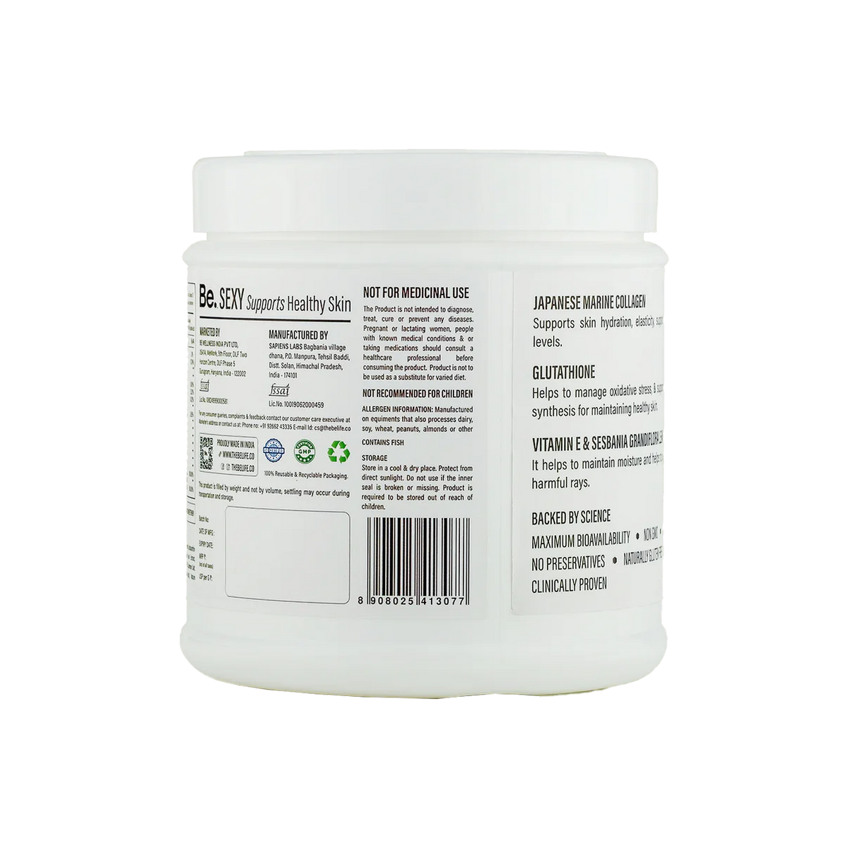 The Be Life Supports Healthy Skin - 300 gms