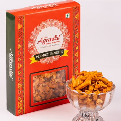 Shri Agrawal Sweets & Namkeen Tikha Mitha Mixture - 500 gms