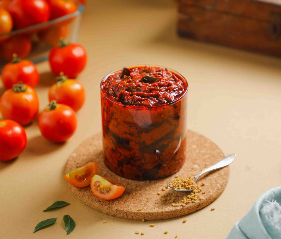 Jandhyala foods Tomato Pachchadi Pickle - 500 gms