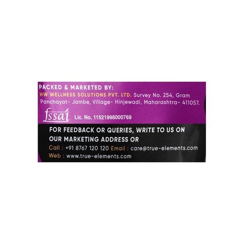 True Elements Flax Seeds - Fibre and Protein Rich - 250 gms