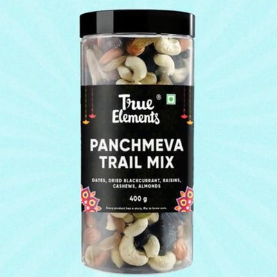 True Elements Panchmeva Dry Fruit Mix - Fasting Snack 400 gms