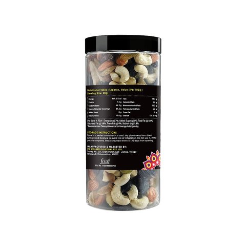 True Elements Panchmeva Dry Fruit Mix - Fasting Snack 400 gms