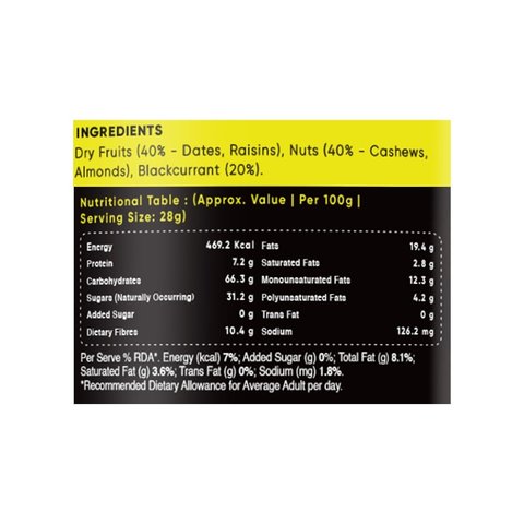 True Elements Panchmeva Dry Fruit Mix - Fasting Snack 400 gms