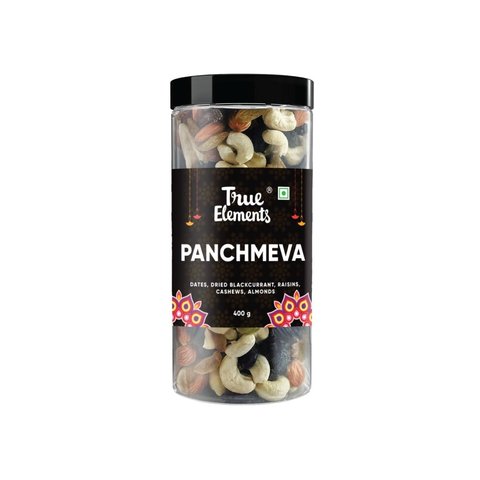 True Elements Panchmeva Dry Fruit Mix - Fasting Snack 400 gms