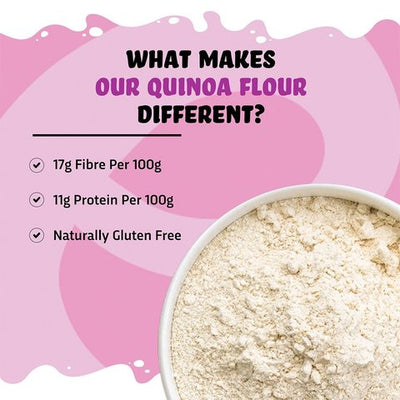 True Elements Quinoa Flour Gluten Free Atta  -  500 gms